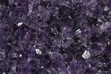 Sparkling Purple Amethyst Heart with Calcite - Uruguay #364540-1